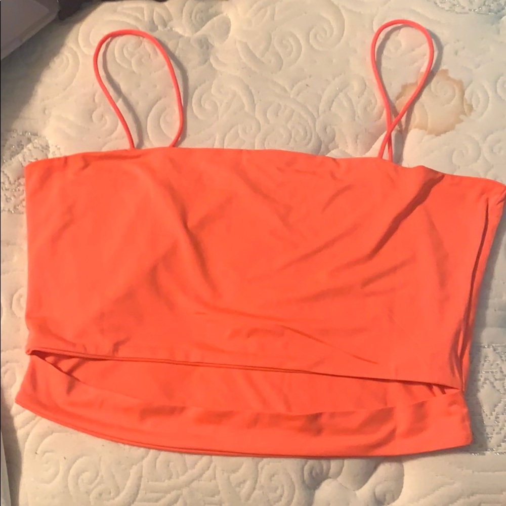 SHEIN pink crop top